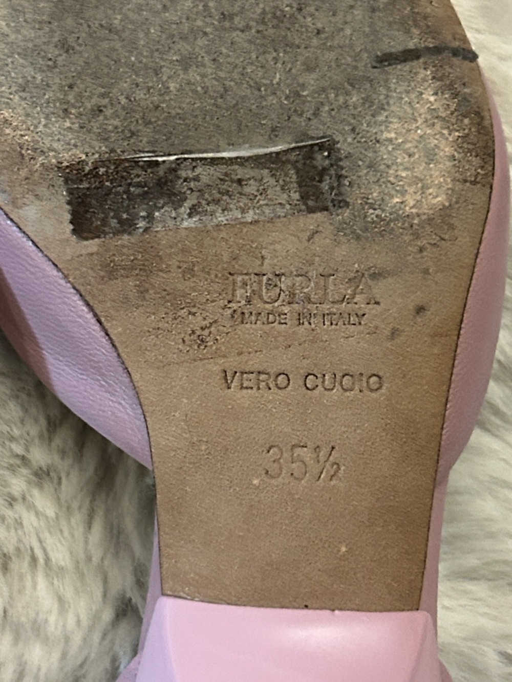 Furla Dusty Rose Pointed-Toe D'Orsay Heels - Picture 10 of 14
